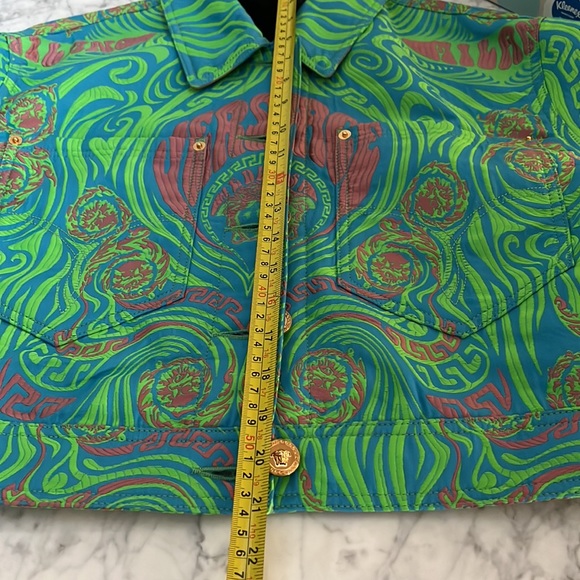 NWT | Versace Medusa Music All Over Denim Jacket - Picture 12 of 13
